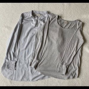 Loft Maternity Long Sleeve Tops